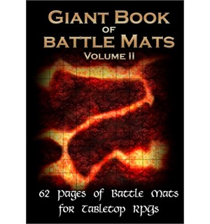 Book of BattleMats GIANT VOL.2 62 sider 62 sider Spiralinnbundet-2,5 cm rutenett 