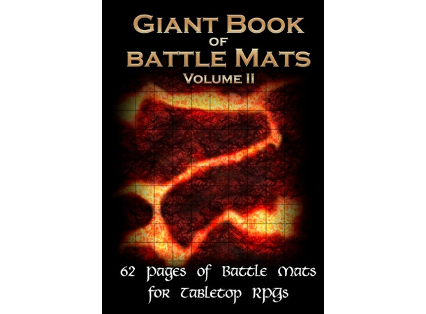 Book of BattleMats GIANT VOL.2  62 sidor Spiralbunden - 2,5 cm rutnät 