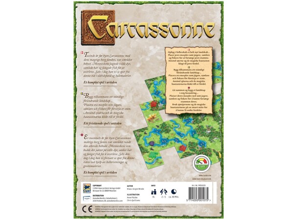 Carcassonne Hunters Gatherers Brettspill Norsk utgave