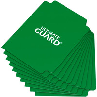 Card Dividers x10 Grön Ultimate Guard