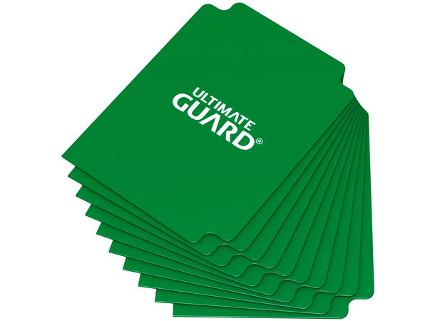 Card Dividers x10 Grønn Ultimate Guard