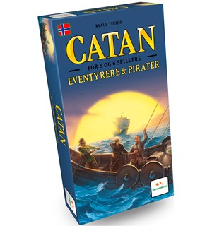 Catan Eventyrere & Pirater 5-6 Norsk Ekspansjon Catan 5-6 spiller 