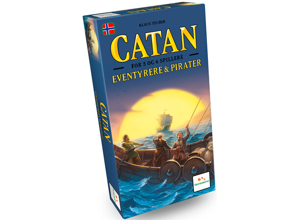 Catan Utvidelse - Eventyrere 5-6 Eventyrere & Pirater - Norsk utgave 