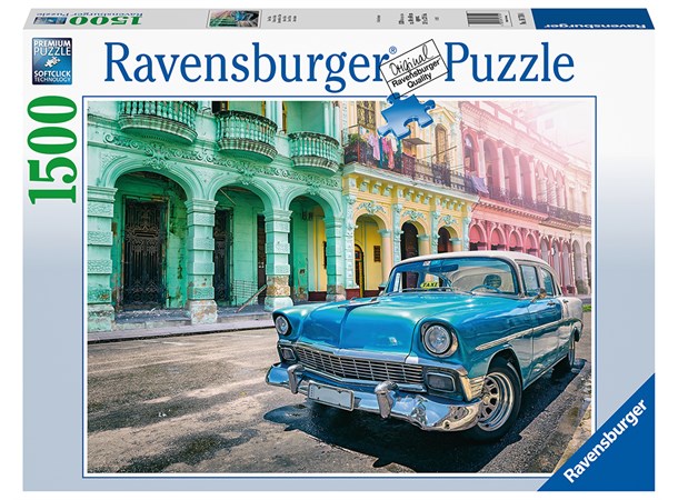 Cubansk Bil 1500 biter Puslespill Ravensburger Puzzle