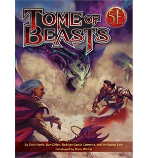 D&D 5E Tome of Beasts Pocket Edition Uoffisielt Supplement - Kobold Press 