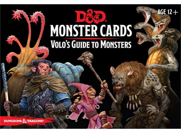 D&D Cards Monster Volos Guide Monsters Dungeons & Dragons - 81 kort