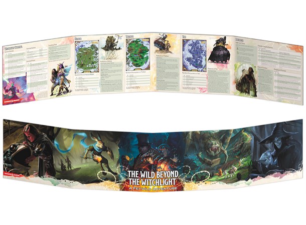 D&D DM Screen Wild Beyond the Witchlight Dungeons & Dragons