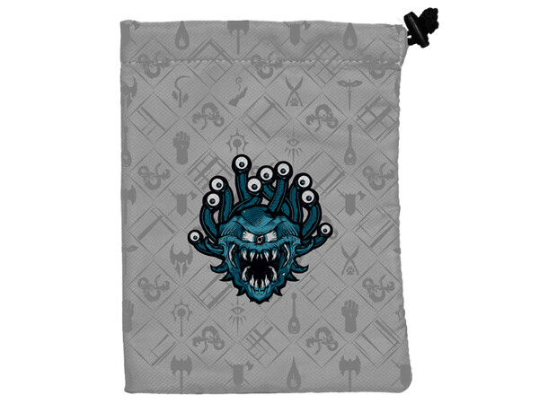 D&D Dice Bag Beholder Tärningsväska m plats för 100 tärningar 