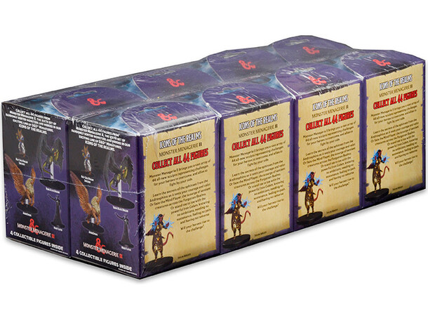 D&D Figur Icons Monster Menageri 2 Brick Display - 8 bokser á 4 figurer per boks 
