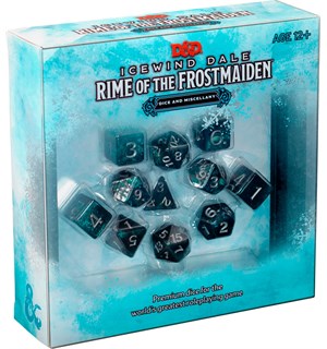 D&D Icewind Dale Dice & Misc Terninger + Kart til Rime of Frostmaiden 