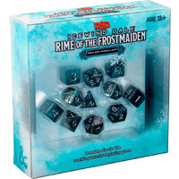 D&D Icewind Dale Dice & Misc Tärningar + karta Rime of Frostmaiden