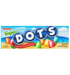 Dots Tropical  Vingummi 64g Tootsie Dots