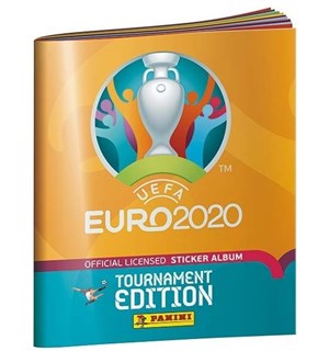 EURO 2020 Sticker Album Fotball Klistremerke Album fra Panini 