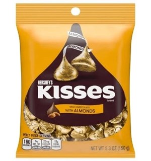 Hersheys Kisses Almonds 150g 