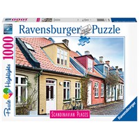 Hus i Aarhus 1000 biter Puslespill Ravensburger Puzzle