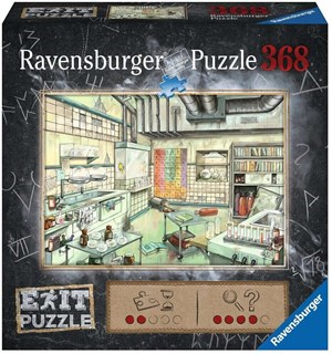 Laboratoriet 368 biter Puslespill Ravensburger Escape Room Puzzle 