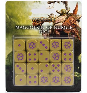 Maggotkin of Nurgle Dice Warhammer Age of Sigmar 