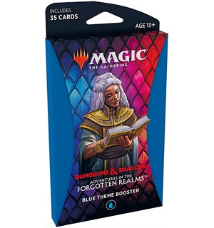 Magic Forgotten Realms Theme Blue Theme Booster - 35 kort 