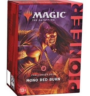 Magic Pioneer 2021 Mono Red Burn Challenger Deck 