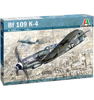 Messerschmitt Bf 109 K-4 Italeri 1:48 Byggesett 