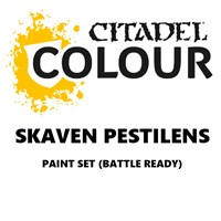 Skaven Pestilens Paint Set Battle Ready Paint Set for din hær