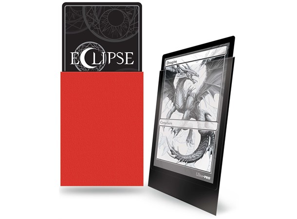 Sleeves Eclipse Pro Matte Rød x100 Ultra Pro Kortbeskytter / Deck Protector