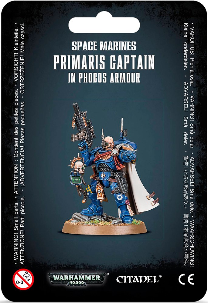 Space Marine Primaris Captain – Warhammer 40k – Figurine Games Workshop Non Peinte