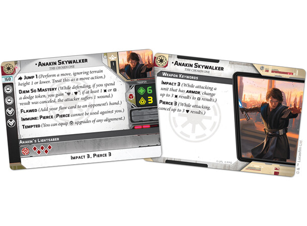 Star Wars Legion Anakin Skywalker Exp Expansion till Star Wars Legion 