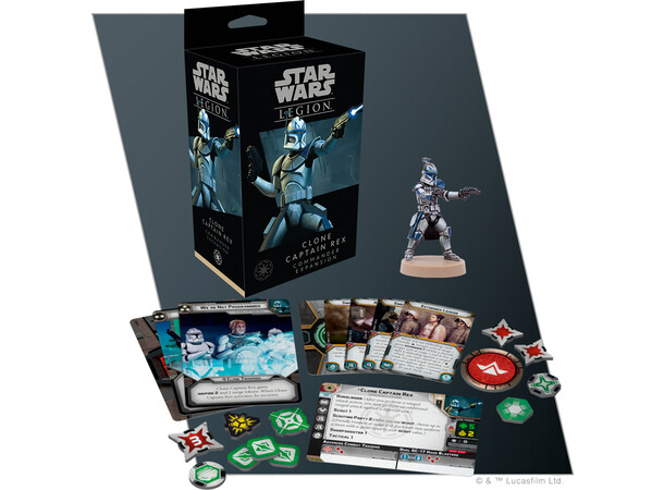 Star Wars Legion Clone Captain Rex Exp Expansion till Star Wars Legion 