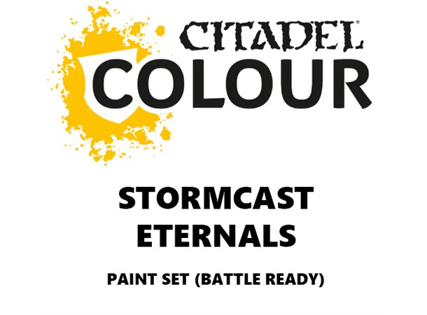 Stormcast Eternals Paint Set Battle Ready Paint Set for din hær
