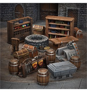Terrain Crate Dungeon Essential Fra Mantic Games - 27 deler 