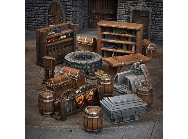 Terrain Crate Dungeon Essential Fra Mantic Games - 27 deler