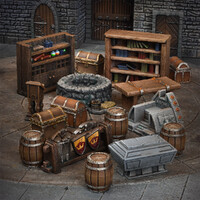 Terrain Crate Dungeon Essential Från Mantic Games - 27 delar