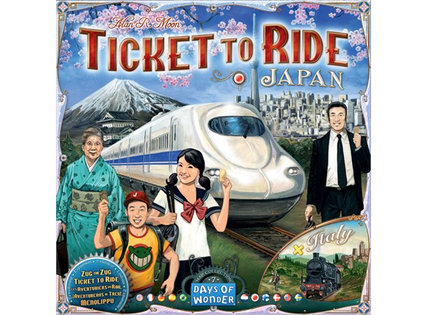 Ticket To Ride Map Coll 7 Japan/Italy Map Collection 7 - Utvidelse/Expansion 