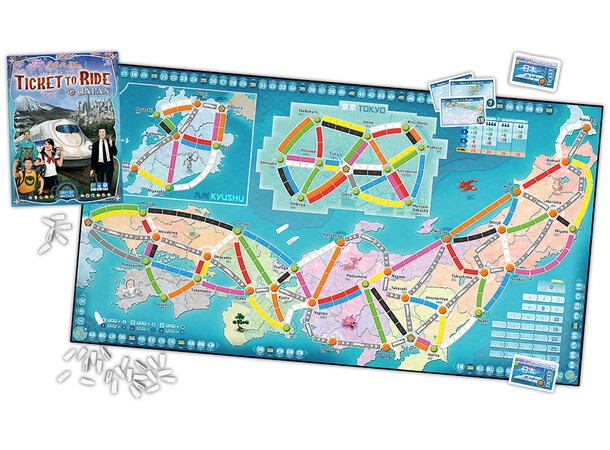 Ticket To Ride Map Coll 7 Japan/Italy Map Collection 7 - Utvidelse/Expansion 