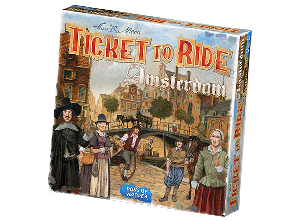 Ticket to Ride Amsterdam Brädspel Svensk utgåva 