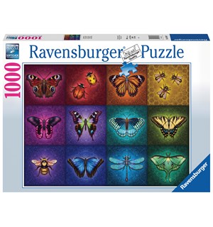 Vakre bevingede insekter 1000 biter Puslespill - Ravensburger Puzzle 