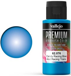 Vallejo Premium Candy Racing Blue 60ml Premium Airbrush Color - Candy
