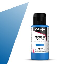 Vallejo Premium Candy Racing Blue 60ml Premium Airbrush Color - Candy