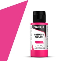 Vallejo Premium Fluo Rose 60ml Premium Airbrush Color - Fluorescent