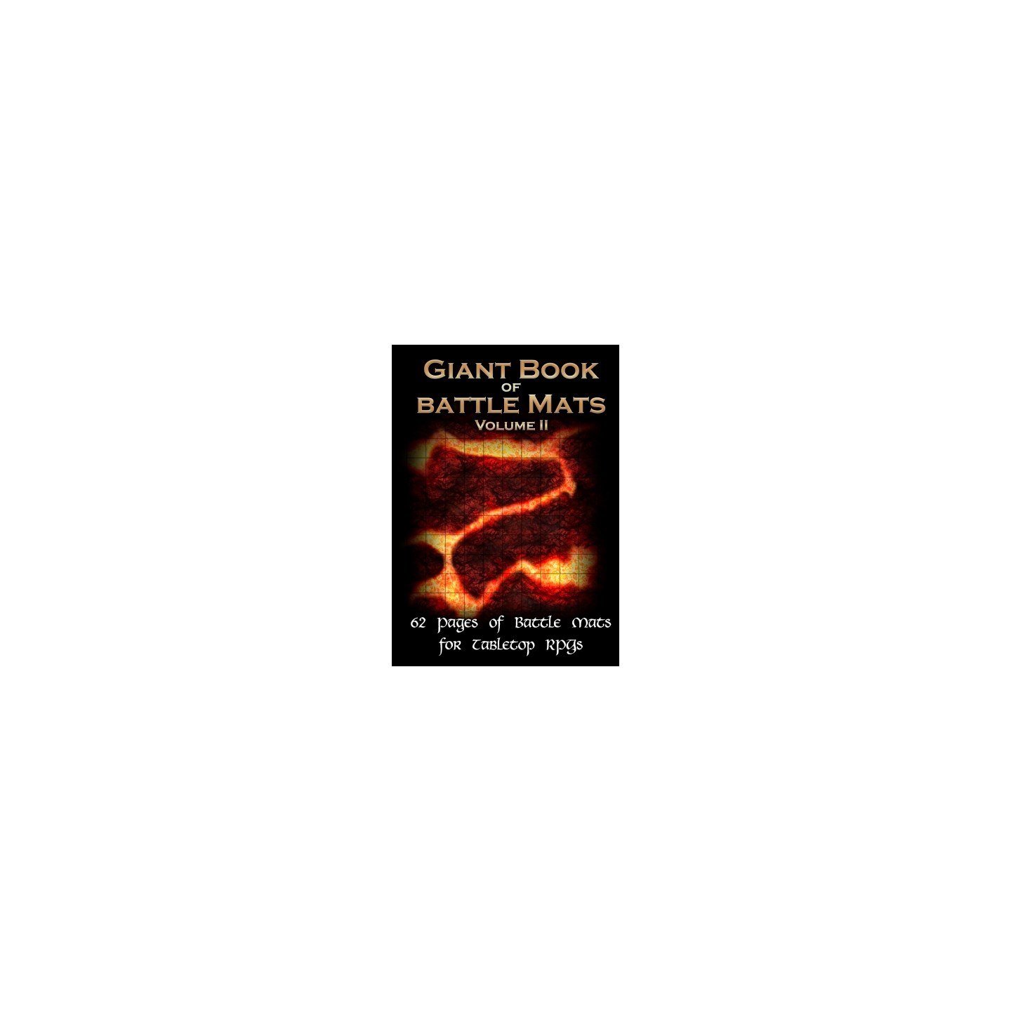 Book of BattleMats GIANT VOL.2 62 sider 62 sider Spiralinnbundet-2,5 cm rutenett