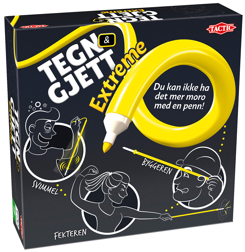 Tegn & Gjett Extreme Brettspill Norsk utgave