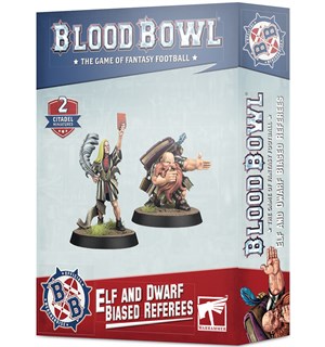 Blood Bowl Player Elf/Dwarf Biased Ref Elf and Dwarf Biased Referee 