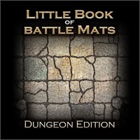 Book Of Battlemats LITTLE - 40 sider Spiralinnbundet - 2,5 cm rutenett
