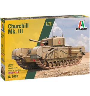 Churchill Mk. III Italeri 1:72 Byggesett 