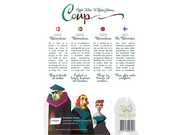 Coup Brettspill - Norsk 