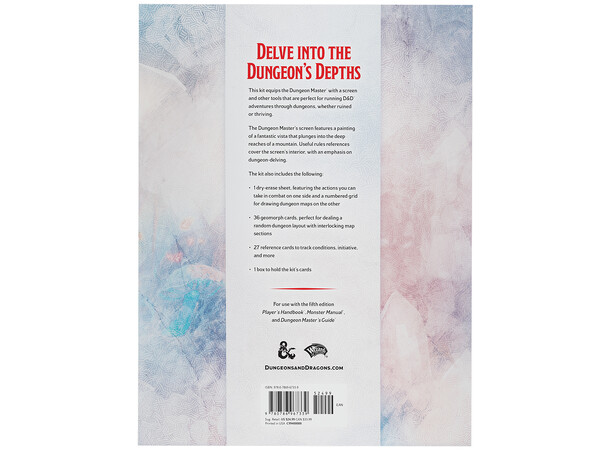 D&D DM Screen Dungeon Kit 