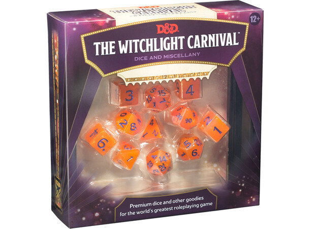 D&D Dice Witchlight Carnival Dice & Misc Dungeons & Dragons 