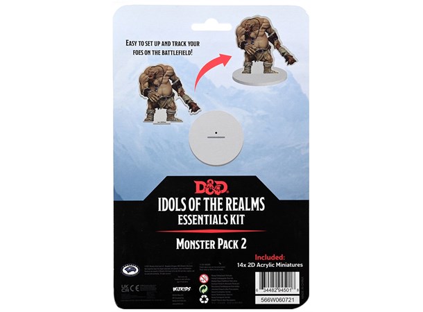 D&D Figur Idols 2D Monster Pack#2 Idols of the Realms - Essentials Kit