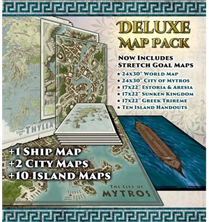 D&D Odyssey Dragonlords Deluxe Map Set Dungeons & Dragons + GM Screen 